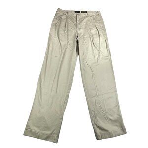 Izod Club Khaki Pants Men's 38/32 Pleated Cuff Educore 90's Y2k